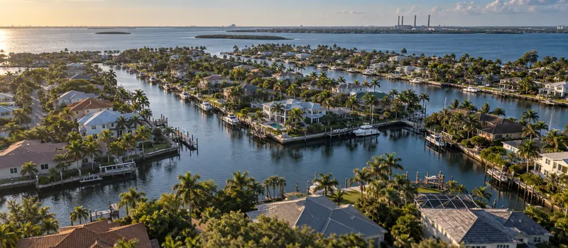Aerial view of Apollo Beach, FL
