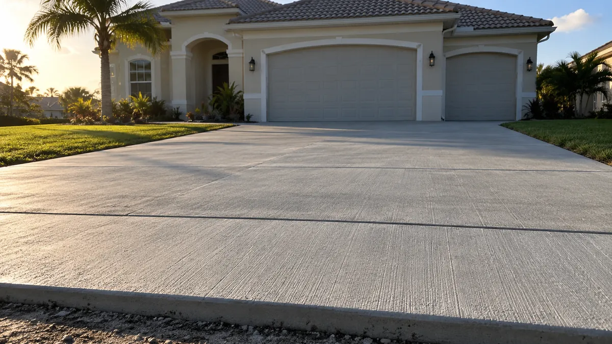 Concrete Driveways work by J&M Construction